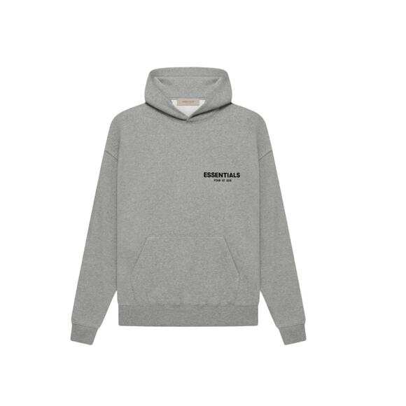 Fear of God Essentials Hoodie Dark Oatmeal (SS22) - Picture 2 of 3